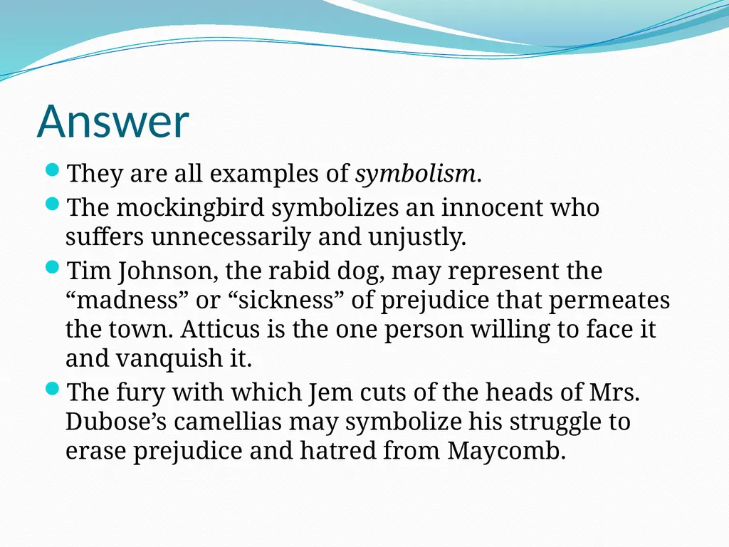 To Kill a Mockingbird Literary Devices Academic - slide 16 of 38