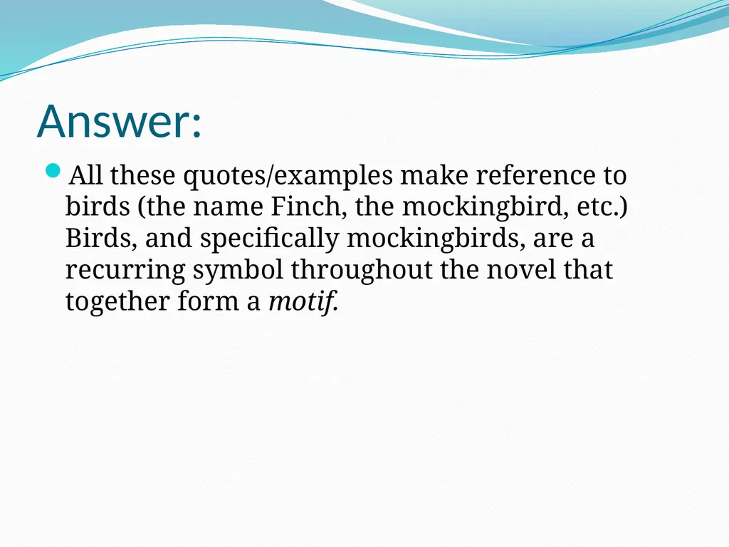 To Kill a Mockingbird Literary Devices Academic - slide 20 of 38