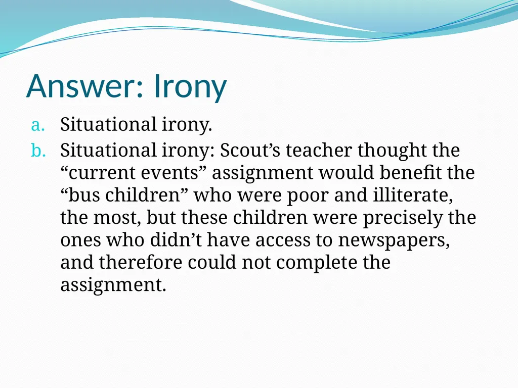 To Kill a Mockingbird Literary Devices Academic - slide 38 of 38