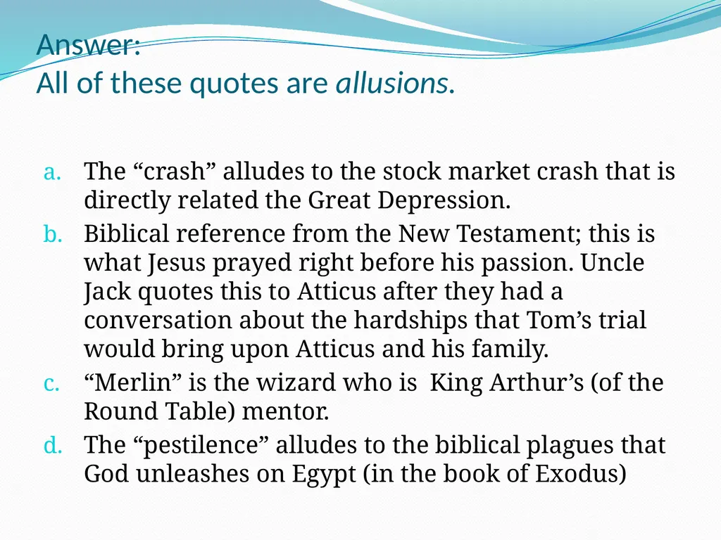 To Kill a Mockingbird Literary Devices Academic - slide 34 of 38