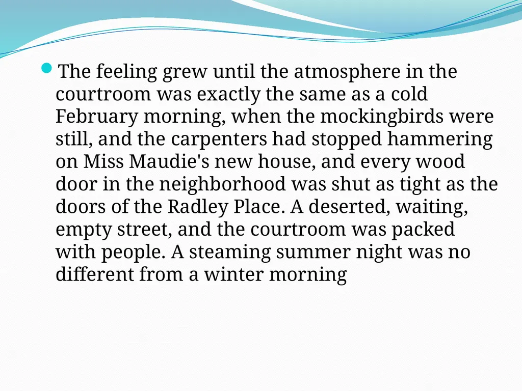 To Kill a Mockingbird Literary Devices Academic - slide 23 of 38