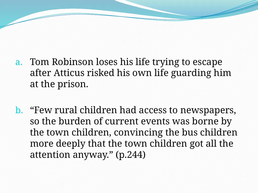 To Kill a Mockingbird Literary Devices Academic - slide 37 of 38