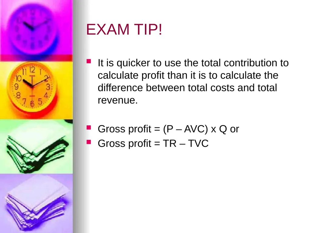 Unit 3.3 Break-even Analysis Source: Business - slide 5 of 48