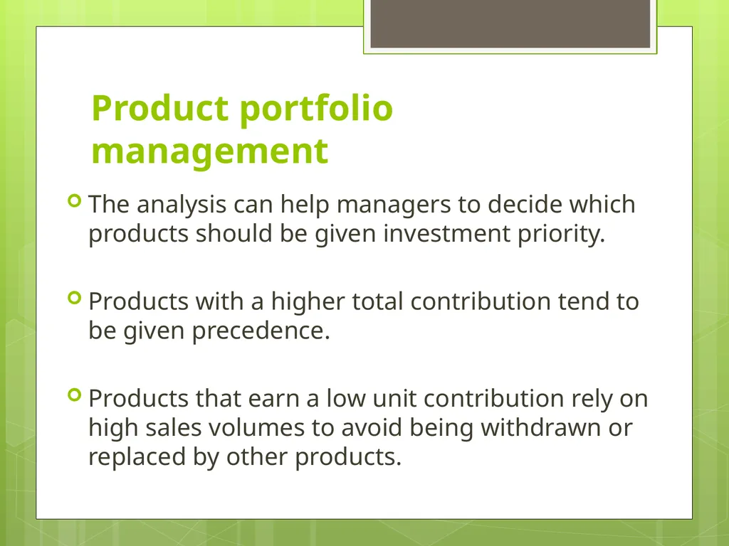 Unit 3.3 Break-even Analysis Source: Business - slide 9 of 48