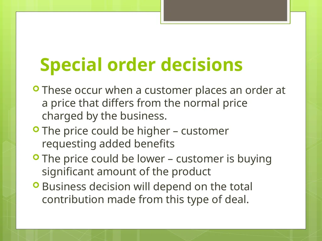 Unit 3.3 Break-even Analysis Source: Business - slide 12 of 48