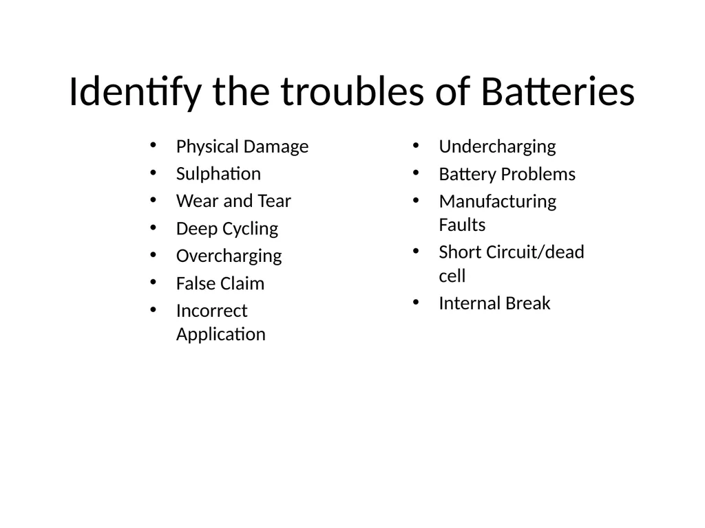 TESTING AND MAINTENANCE OF ELECTRICAL EQIPMENT - slide 7 of 21