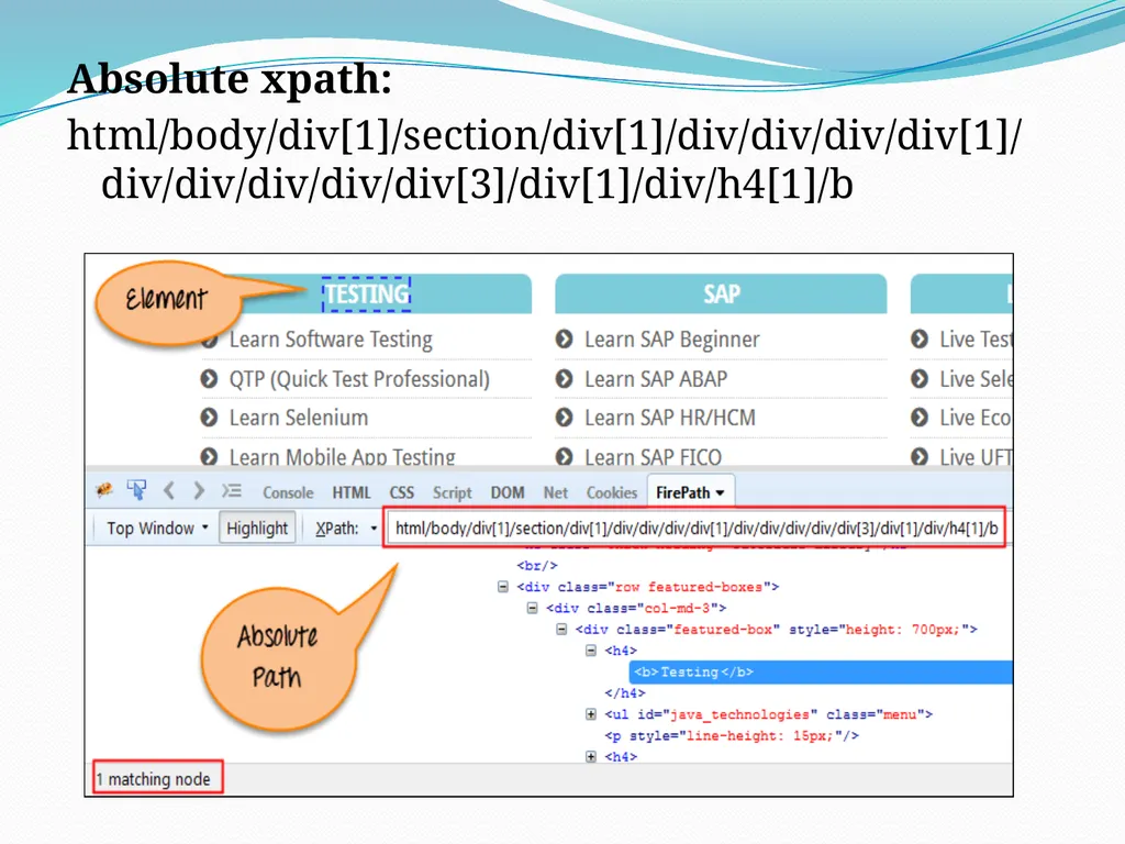 Selenium Locators There are 8 locators in selenium - slide 22 of 46