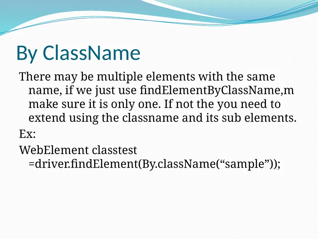 Selenium Locators There are 8 locators in selenium - slide 4 of 46