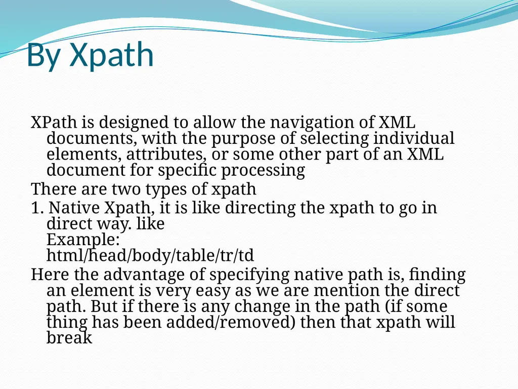 Selenium Locators There are 8 locators in selenium - slide 13 of 46