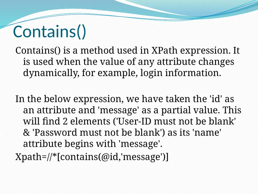 Selenium Locators There are 8 locators in selenium - slide 27 of 46