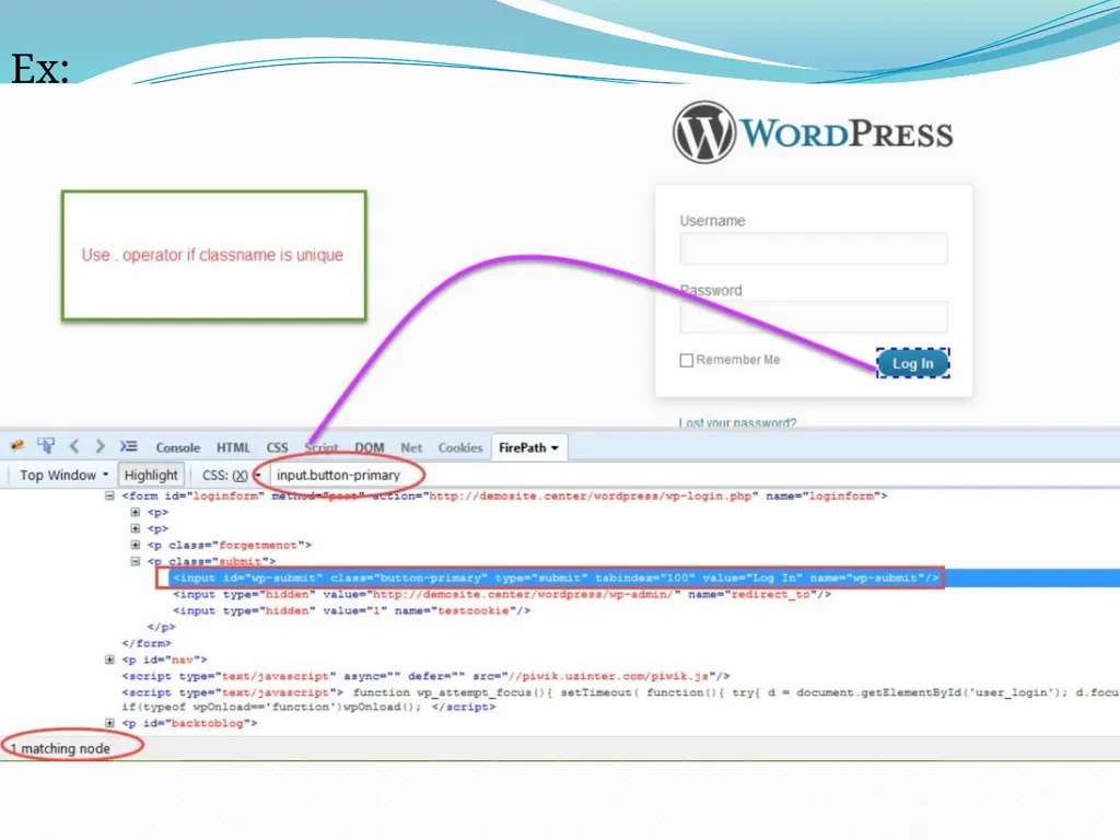 Selenium Locators There are 8 locators in selenium - slide 39 of 46