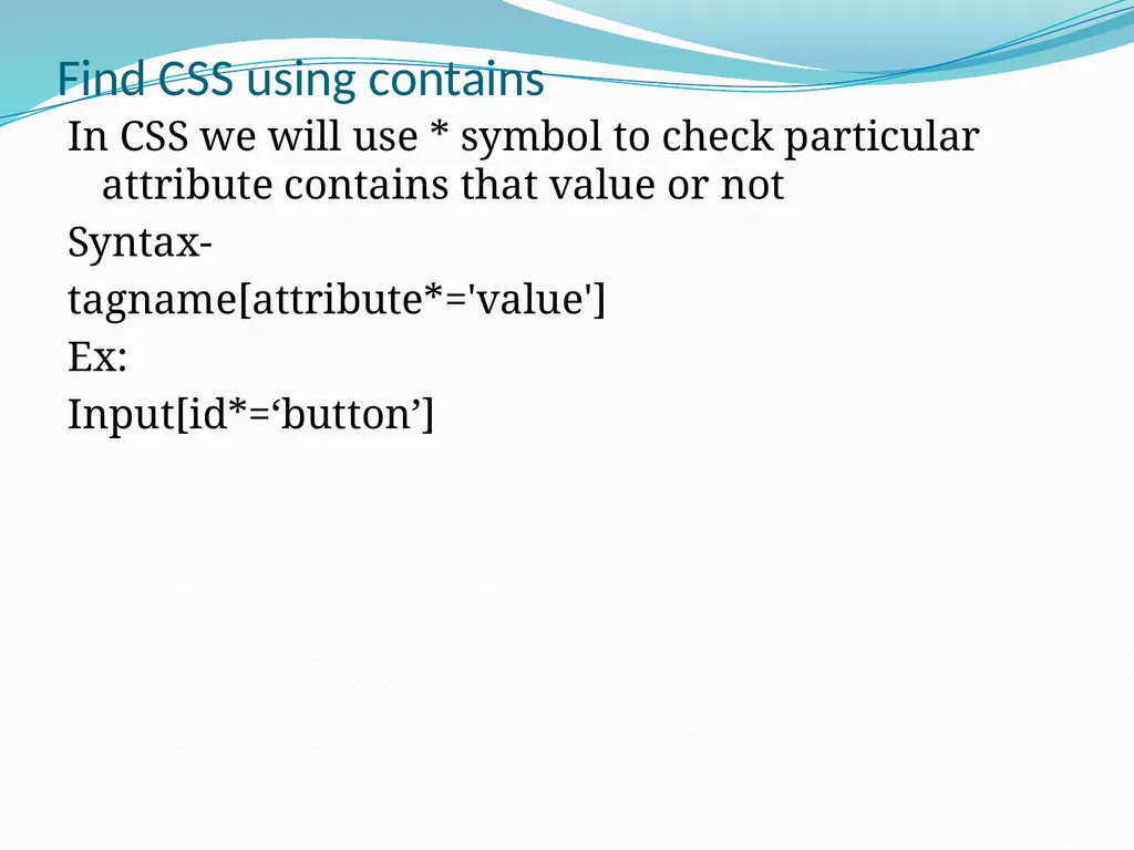 Selenium Locators There are 8 locators in selenium - slide 40 of 46