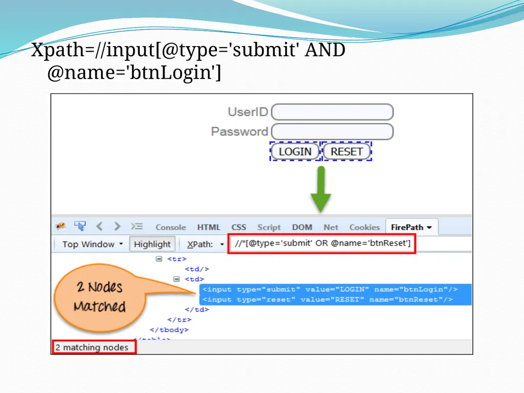 Selenium Locators There are 8 locators in selenium - slide 31 of 46