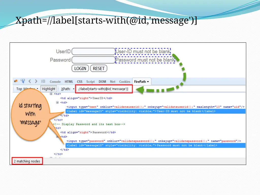 Selenium Locators There are 8 locators in selenium - slide 33 of 46