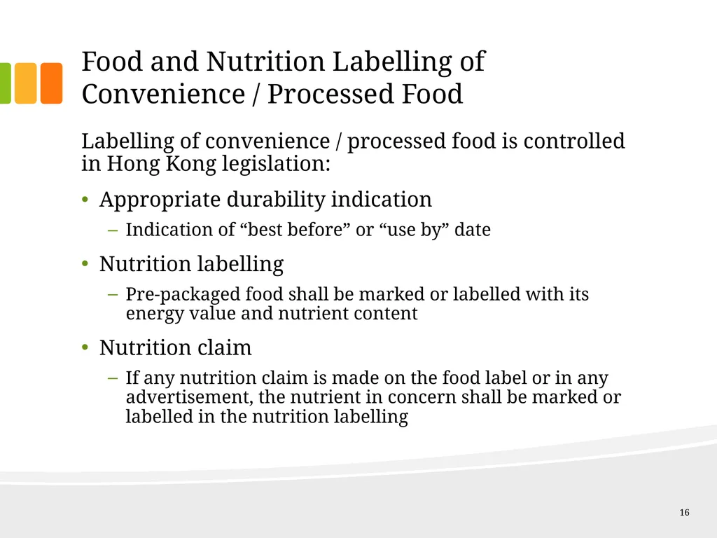 Understanding Ingredients Convenience / Processed - slide 16 of 17