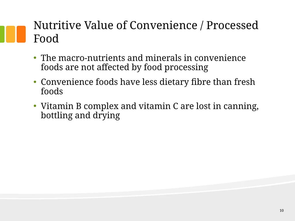 Understanding Ingredients Convenience / Processed - slide 10 of 17