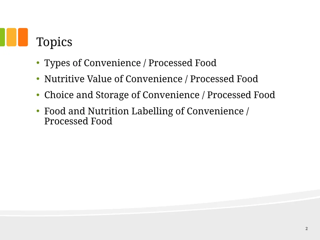 Understanding Ingredients Convenience / Processed - slide 2 of 17