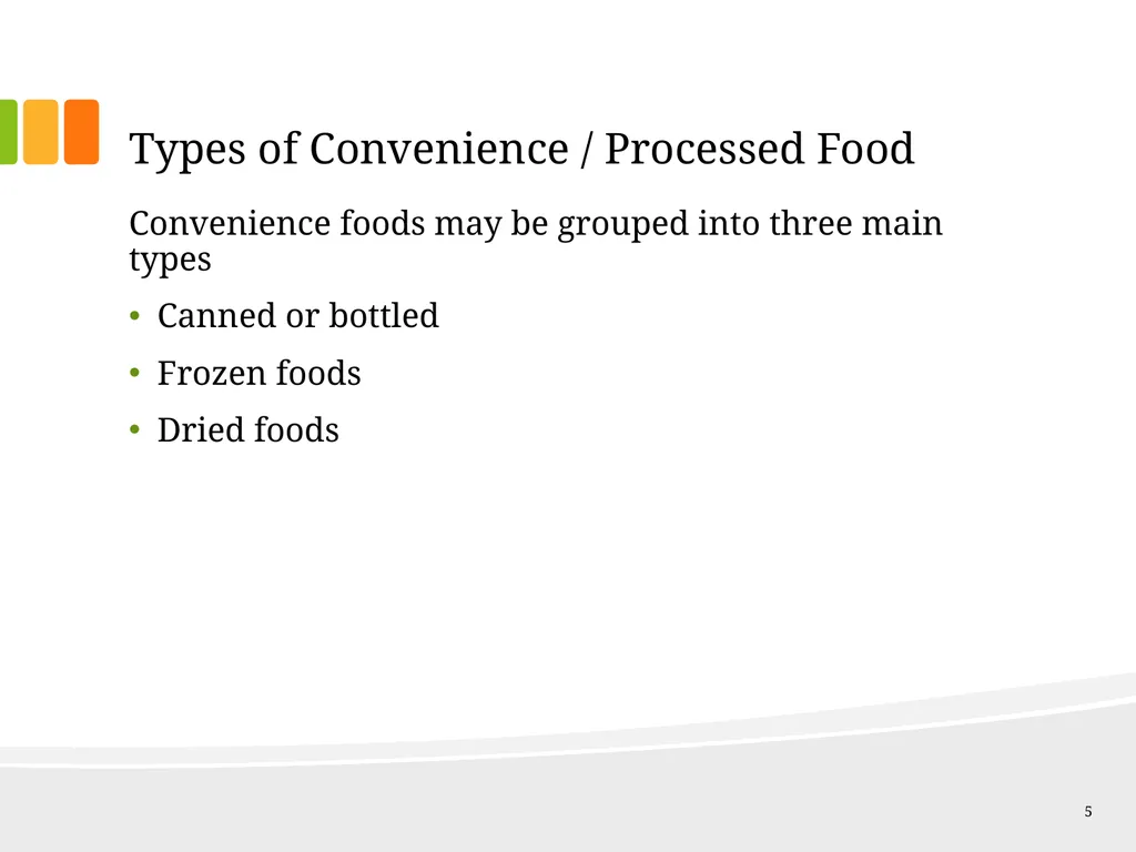 Understanding Ingredients Convenience / Processed - slide 5 of 17