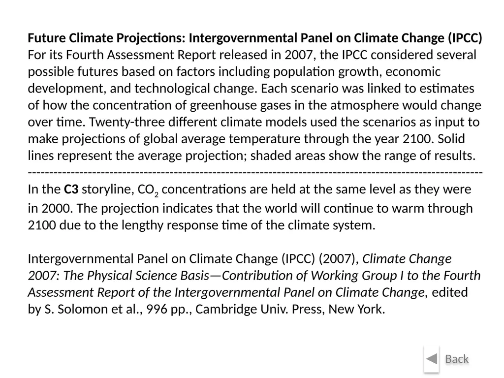 Climate Change: Present, Past, and Future Based on - slide 24 of 42