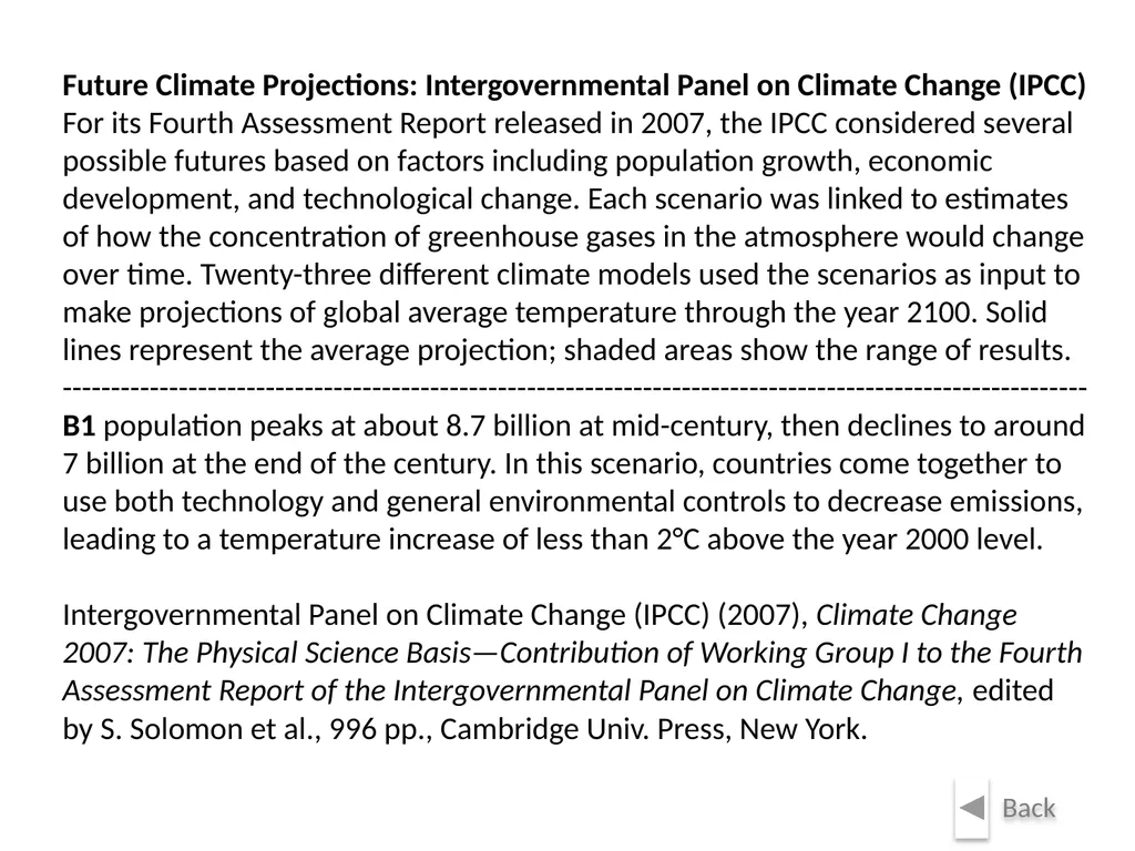 Climate Change: Present, Past, and Future Based on - slide 25 of 42