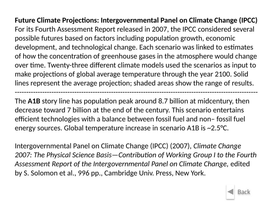 Climate Change: Present, Past, and Future Based on - slide 26 of 42
