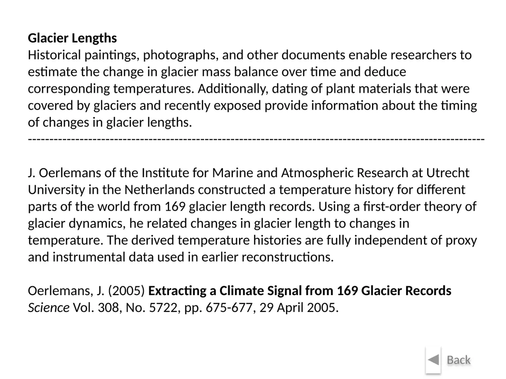 Climate Change: Present, Past, and Future Based on - slide 21 of 42