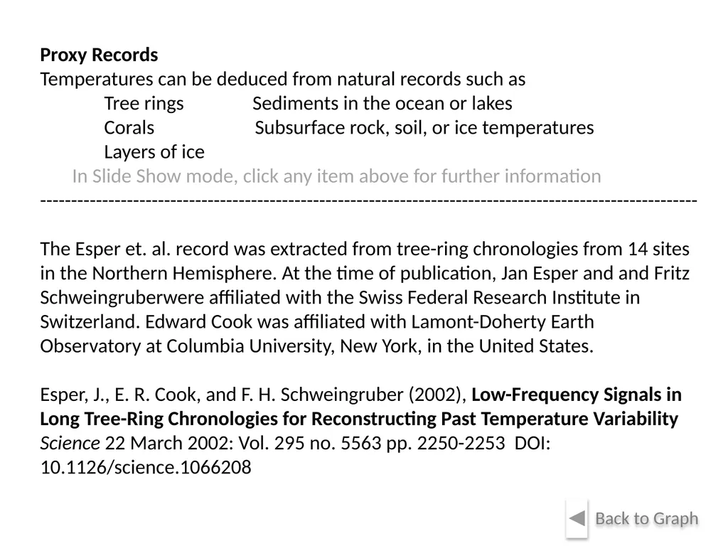 Climate Change: Present, Past, and Future Based on - slide 17 of 42