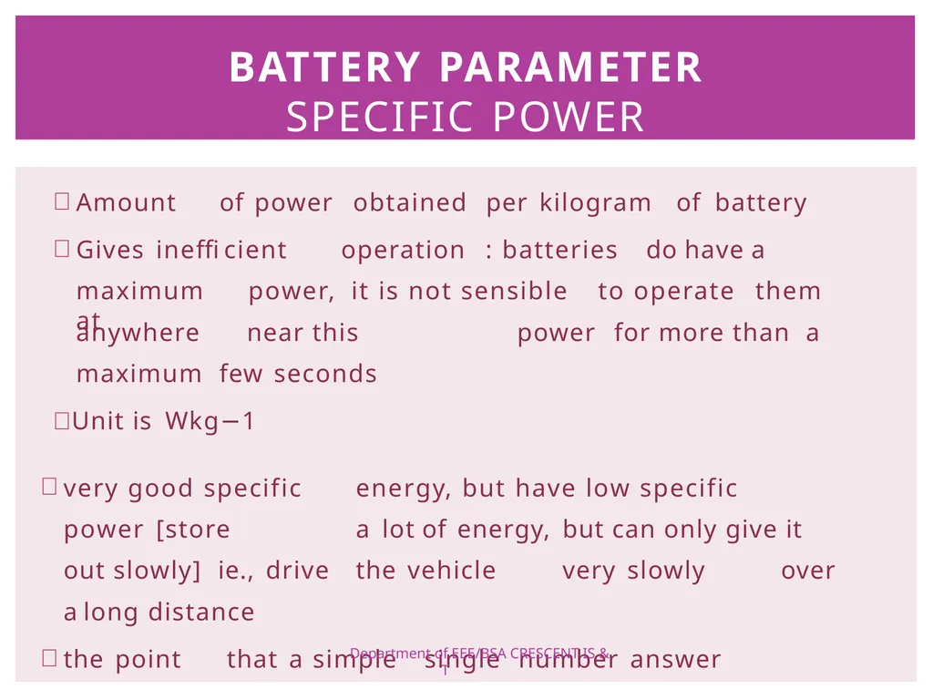 ELECTRIC VEHICLE TECHNOLOGY BATTERIES PREPARED BY - slide 17 of 33