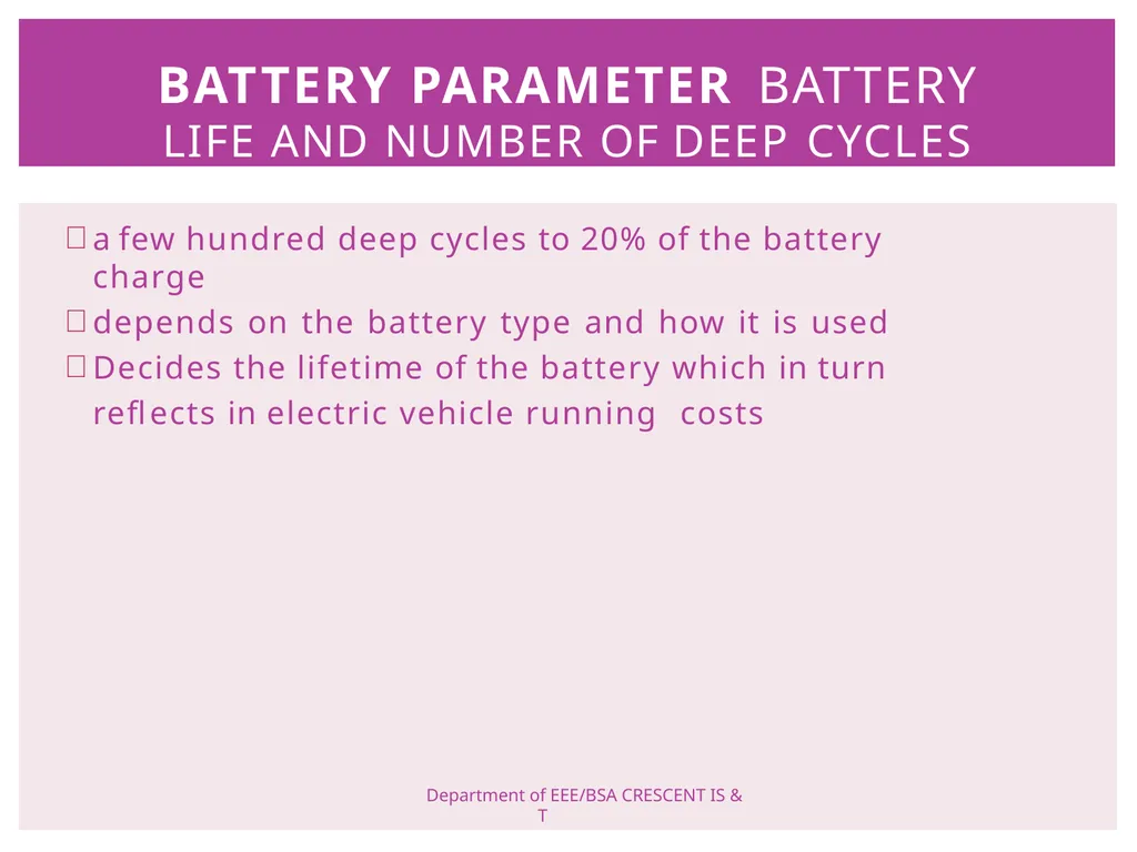 ELECTRIC VEHICLE TECHNOLOGY BATTERIES PREPARED BY - slide 23 of 33