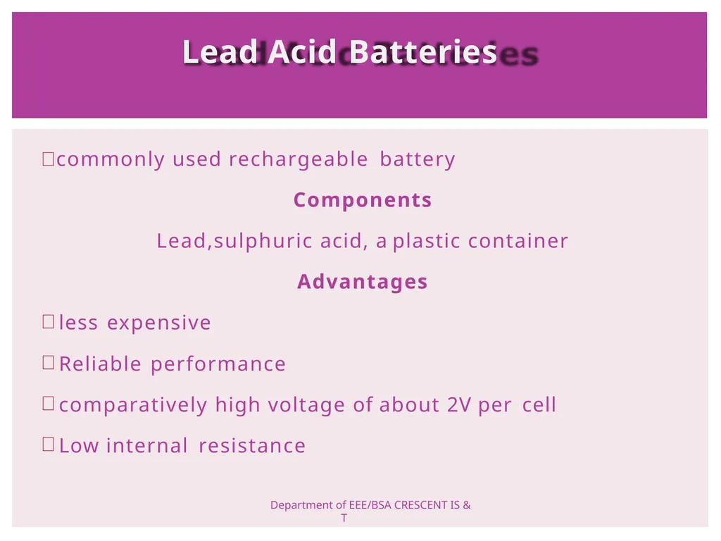 ELECTRIC VEHICLE TECHNOLOGY BATTERIES PREPARED BY - slide 25 of 33