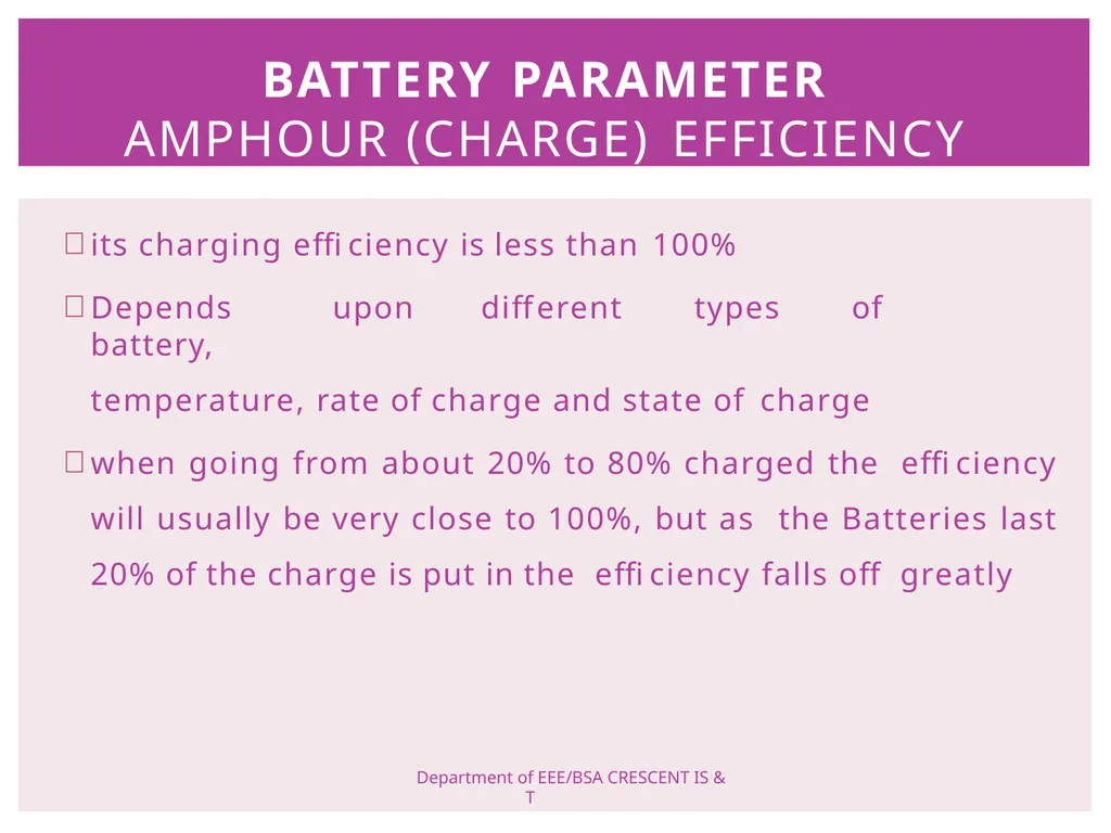 ELECTRIC VEHICLE TECHNOLOGY BATTERIES PREPARED BY - slide 18 of 33