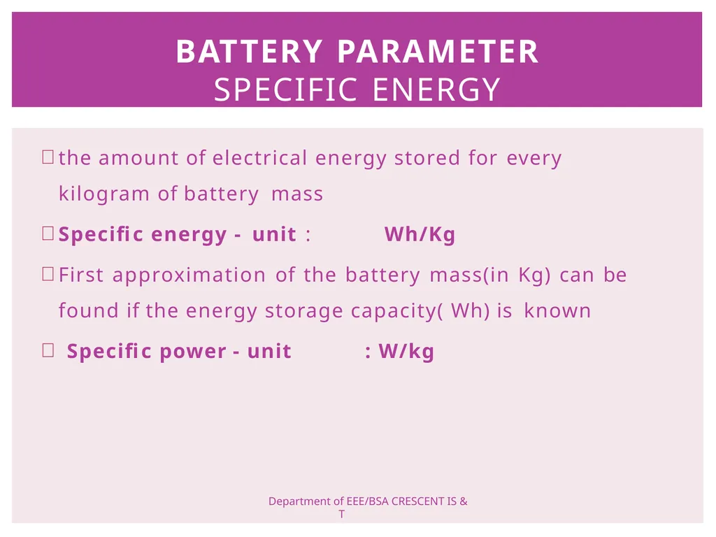 ELECTRIC VEHICLE TECHNOLOGY BATTERIES PREPARED BY - slide 13 of 33