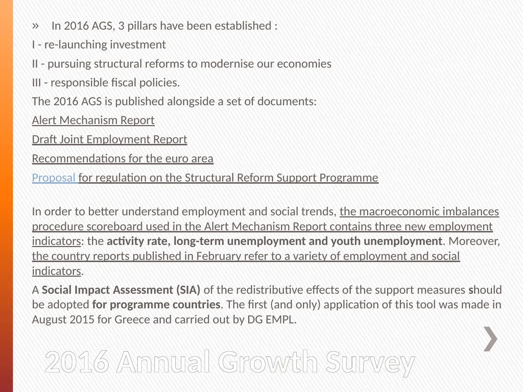 Europe 2020 and the European Economic Governance: - slide 18 of 25