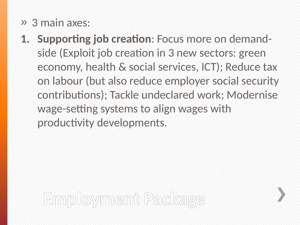Europe 2020 and the European Economic Governance: - slide 21 of 25