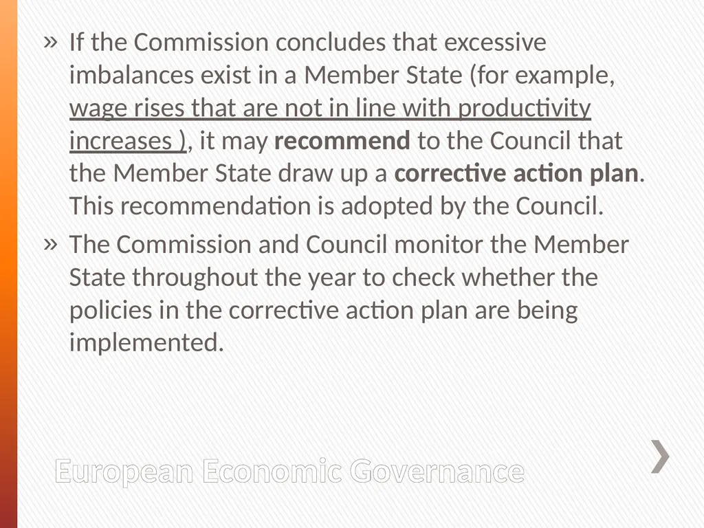 Europe 2020 and the European Economic Governance: - slide 10 of 25