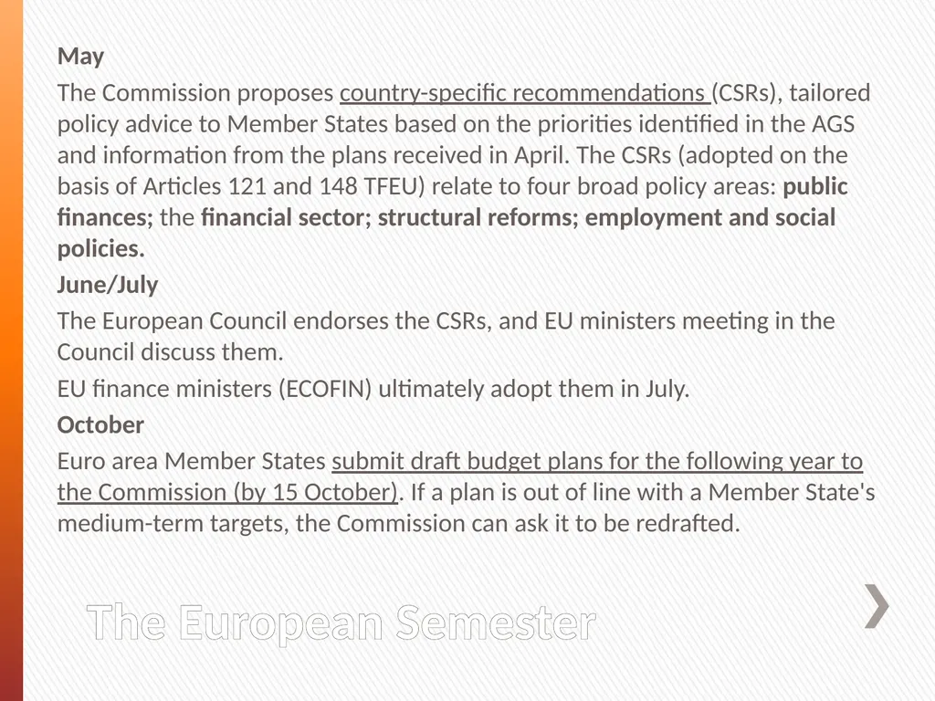 Europe 2020 and the European Economic Governance: - slide 17 of 25