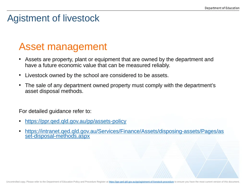 Training package for Queensland state schools to - slide 5 of 20