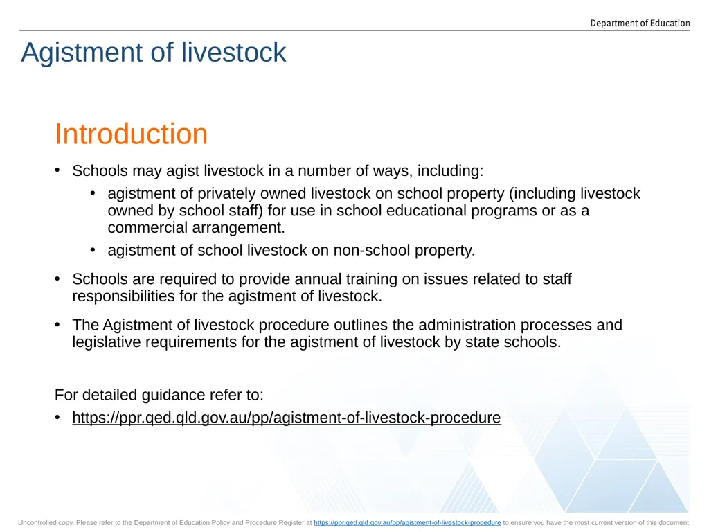 Training package for Queensland state schools to - slide 4 of 20