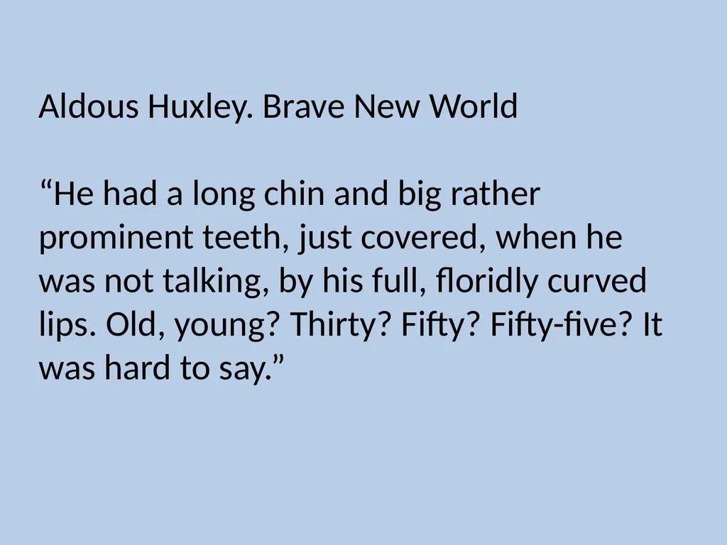Character Descriptions They recycle typical ideas - slide 28 of 55