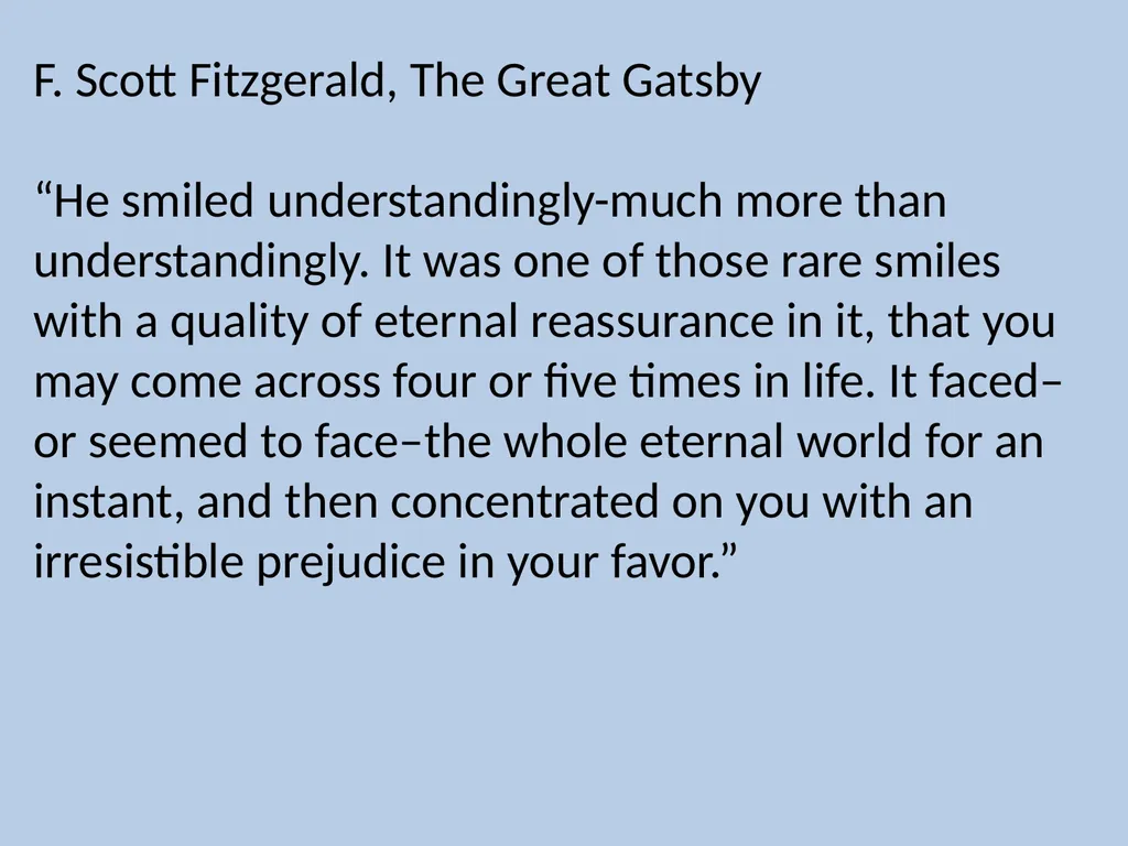 Character Descriptions They recycle typical ideas - slide 14 of 55