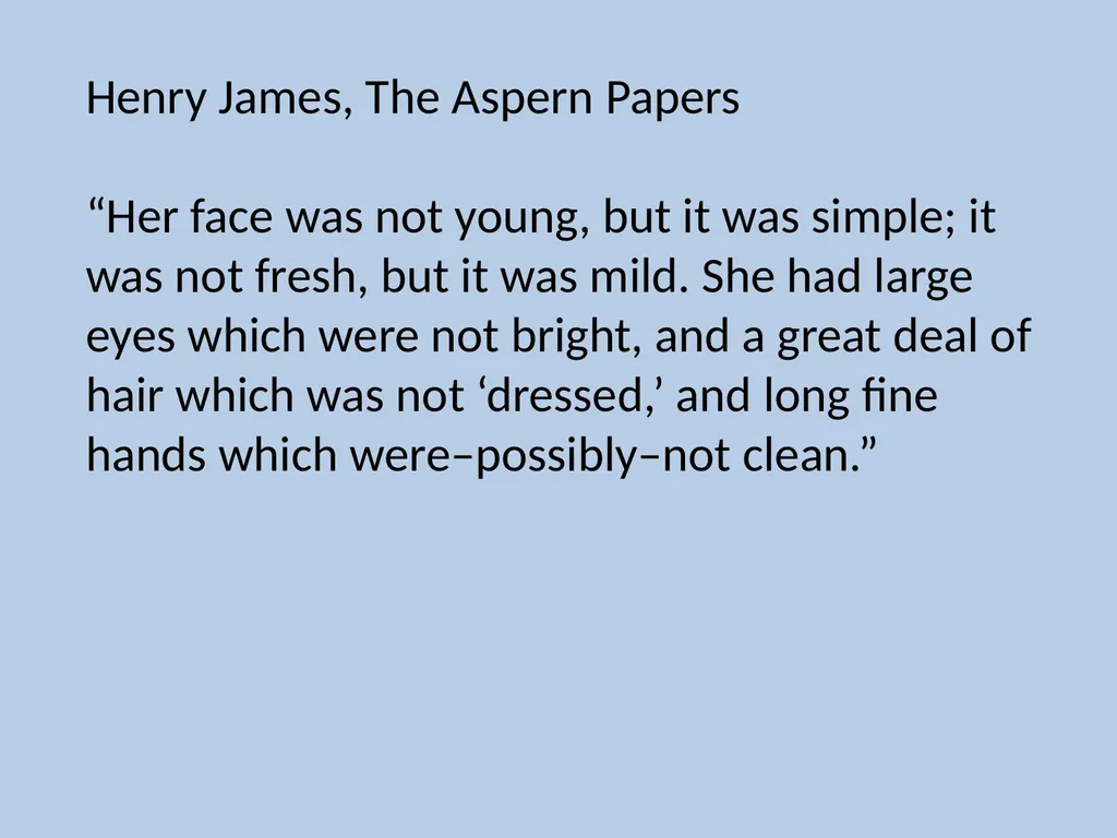 Character Descriptions They recycle typical ideas - slide 31 of 55