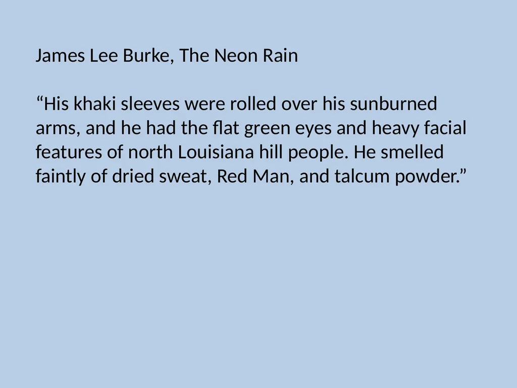 Character Descriptions They recycle typical ideas - slide 41 of 55