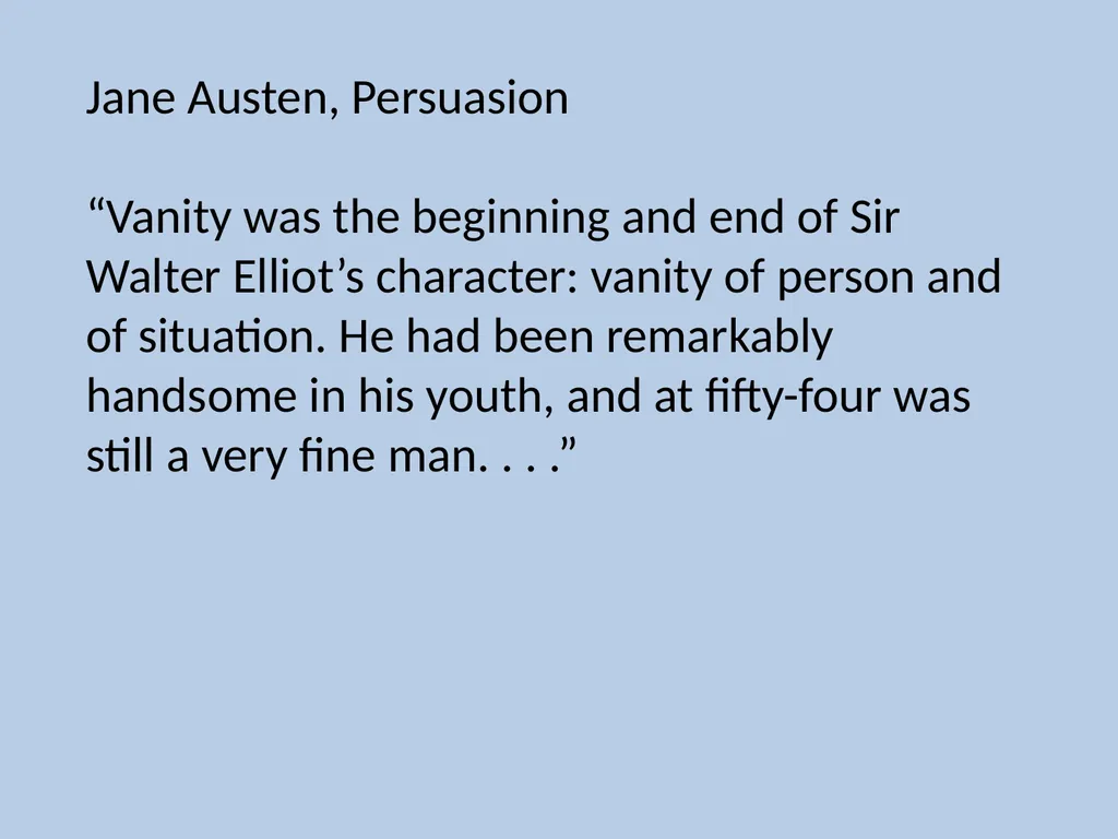 Character Descriptions They recycle typical ideas - slide 23 of 55