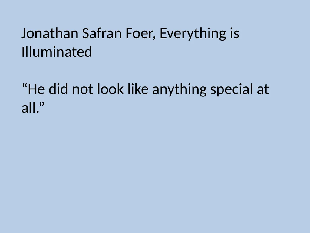 Character Descriptions They recycle typical ideas - slide 11 of 55