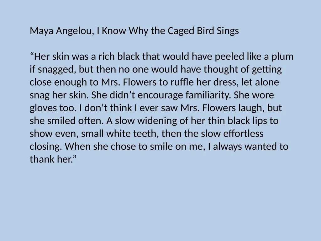 Character Descriptions They recycle typical ideas - slide 29 of 55