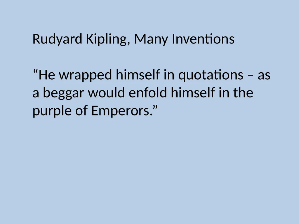 Character Descriptions They recycle typical ideas - slide 35 of 55