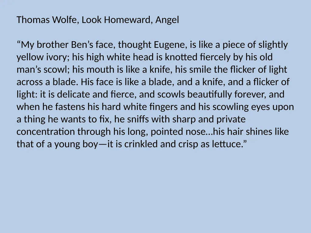 Character Descriptions They recycle typical ideas - slide 15 of 55
