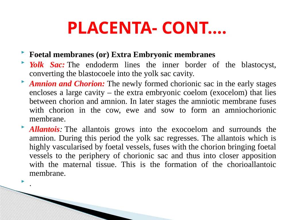 DEVELOPMENTAL ANATOMY VAN-608 Dr SANJAY KUMAR - slide 22 of 49
