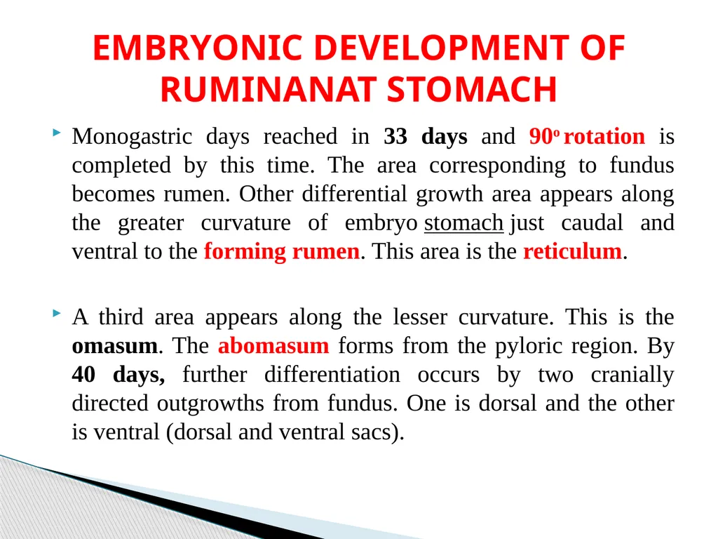 DEVELOPMENTAL ANATOMY VAN-608 Dr SANJAY KUMAR - slide 41 of 49