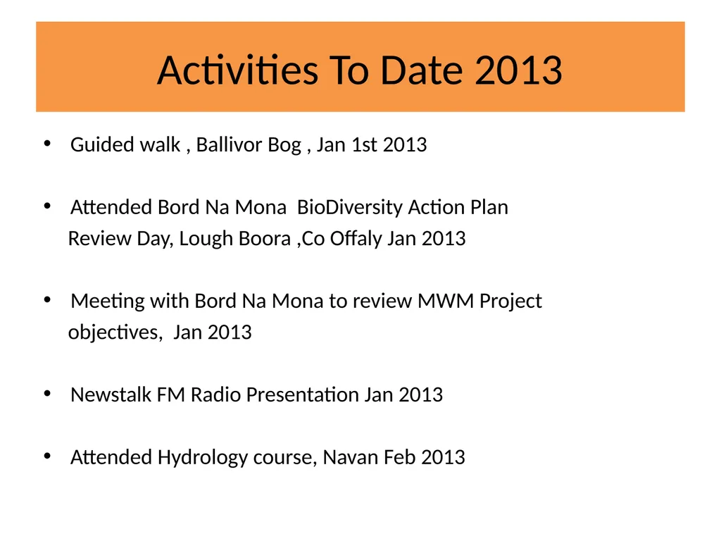 MWM Bog Heritage Project Presentation and Book - slide 10 of 21